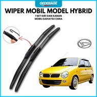 One Pair of Hybrid Wipers for Daihatsu Ceria Cars RightKiri