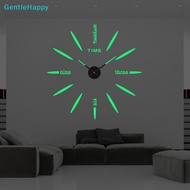 GentleHappy Simple Modern Design DIY Digital Clock Home Decor Silent Wall Clock Room Living Wall Decoration Punch-Free Wall Clock sg