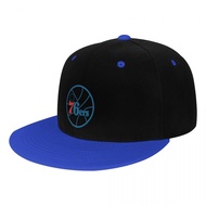 Available Philadelphia 76ers Logo Baseball Cap Men Women Fashion Adult Flat Brim Color Contrast Hip 