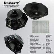 ZL Komponen speaker 18 inch betavo b18v520II . Betavo B 18 V 520 II