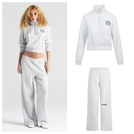 COMO Skims COMO Skims Retro American Pullover Sweatshirt Straight Pants LIGHTWEIGHTFLEECE