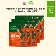 Snack rong biển Bibigo vị Cua Rang Muối Ớt 25g