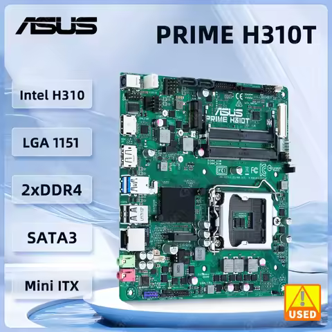 ASUS PRIME H310T Motherboard LGA1151 DDR4 32GB Intel H310 Mini-ITX support Core i3-8100 8400 9400 96