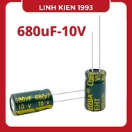 SET OF 4 Capacitors 680uF 10V capacitor 680uf10v