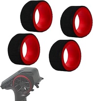 4Pcs RC Transmitter Steering Wheel Foam Grip Hand Wheel Sponge for TRX4 Slash Tqi Futaba 3PV 4PV 4PL