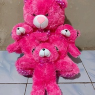 paket boneka teddy bear jumbo halus dan lembut,panda lucu 70 cm'beranak 3-(1besar 3 kecil) Dolls Toy