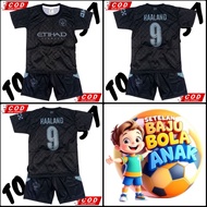 BOYS' FOOTBALL JERSEY SET FOOTBALL CLUB MANCHESSTER CITY HAALAND FULL PRINTING FINE / HAALAND CHILDR