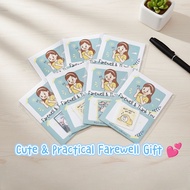 Farewell Gift | Cute Thank You Card + Screen Cleaner Sticker | Small Gift for Colleague / Friend