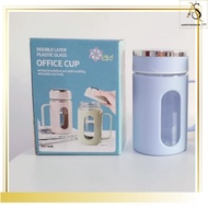 500ml Glass Mug / 500ml glass tumblr bottle / Glass Cup