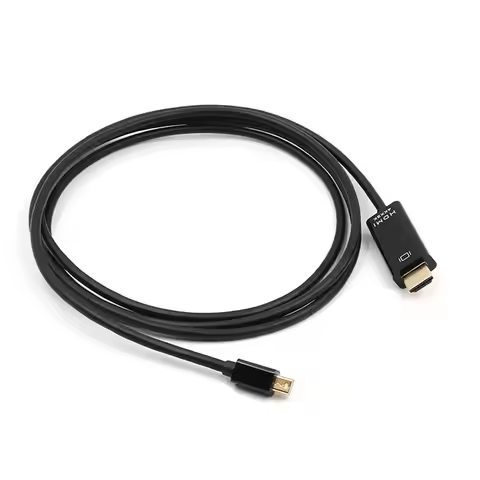 1.8M 4k Mini DP to HDMI-compatible Cable Adapter for MacBook Pro Air Mini DisplayPort Thunderbolt to