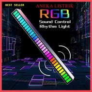Rgb LED MUSIC LIGHT BAR STRIP SPECTRUM SOUND CONTROL ATMOSPHERE LIGHT MUSIC LEVEL LIGHT