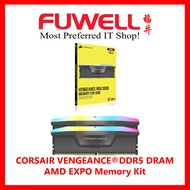 FUWELL- CORSAIR VENGEANCE RGB DDR5 6000MHZ 32GB / 64GB KIT (2x 16GB/32gb) RAM ( Intel XMP / AMD EXPO
