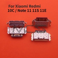 10-50PCS For Xiaomi Redmi 10C / Note 11 11S 11E USB Charging Port Dock Plug Connector Socket Parts