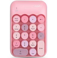 全城熱賣 - 迷你無線鍵盤(X910-混彩粉色）