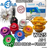 AIK SIA AS1 W125/EX5 HUB ALLOY DRAG FRONT HUB SPRINT TEST W125 GANTANG KECIL BUYUNG Y125Z HPSP