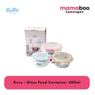 Kuru - Glass Food Container 200ml