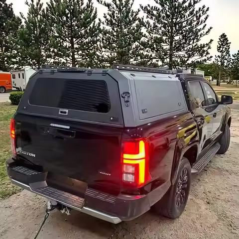 4X4 Aluminum Steel Canopy Black Pickup for Ford Ranger Raptor T6 T7 T8 RAM F150