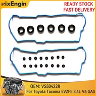Engine Valve Cover Gasket Set Fit 3.4 L For Toyota Tacoma 4Runner T100 3VZFE 5VZFE 3.4L V6 GAS 1992-
