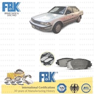 FBK Disc Brake Pad Front FD2065S - Toyota Corona ST171