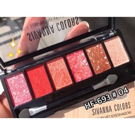 HF693 Sivanna Colors Streamer Symphony Velvet Eyeshadow อายแชโดว์เนื้อครีม สิวันนา อายแชโดว์ พาเลท