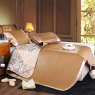 New summer rattan mat skin friendly ice silk mat double-sided foldable cooling mat bedroom single an