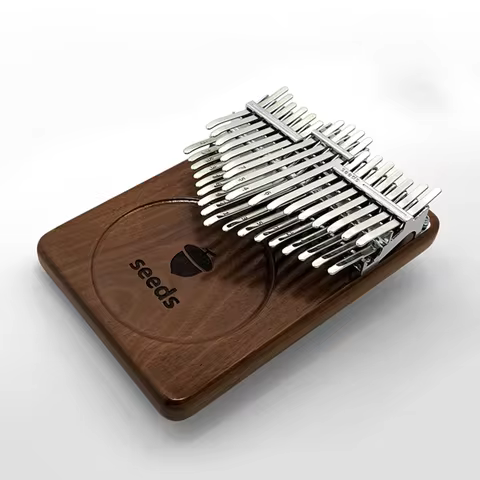 Seeds 24 34 Keys Kalimba C Keys 2 Layers Chromatic Thumb Finger Piano Walnut Wood With Carry Case Fo