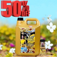 Nước giặt HC SPJ 6in1 đậm đặc Vàng can 5 lít  Hương Hoa Hồng Pháp