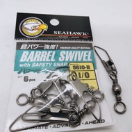 Seahawk 5610-B barrel swivel with safety snap Seahawk swivel 5610