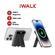 iWalk MAG-X Magnetic Powerbank Wireless Mini Powerbank 5000mAh Type C Fast Charging Power bank LED D