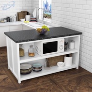 Marble practical kitchen bar counter, open cabinet, island counter, cabinet storage table, storage i