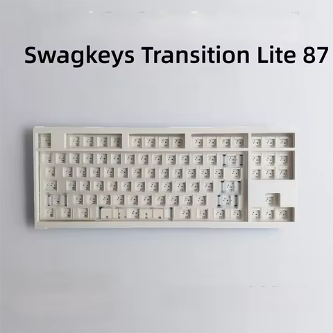 Swagkeys Transition Lite 87 Mechanical Keyboard Wired Mode 7U Spacebar 1.6mm PCB RGB DIY Keyboard Ki