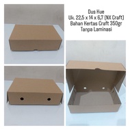 Craft Cake Box Size 22.5 x 14 x 6.7 Craft Paper Material 350gr Without Lamination