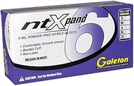 Galeton 7736F-M Powder Free Ntxpand 6 mil Nitrile Disposable Gloves (Box of 100), Medium, Violet