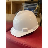 Safety Helmet With 4-Point Chin Strap White