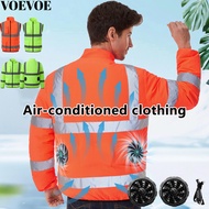 【VOEVOE】VOEVOE Fan Jacket for Men Outdoor Work Jacket