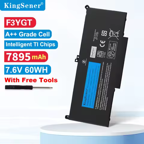 KingSener F3YGT 7.6V 60WH Laptop Battery for DELL Latitude 12 7000 E7280 E7290 E7380 E7390 E7480 E74