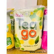 Thùng 50 Bịch trà xanh Tea Go Oishi 180ml Vị Chanh đào táo dâu nho