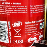 NHỚT Wolver Racing 10W40 (API SL) dạng thùng 12 lon German Lubricant - THÙNG WOLVER - WOLVER 10W40 -