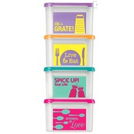 Wonderful Life Tupperware Wonderful Life Set/Tupperware Airtight Used/Multipurpose Tupperware Plastic Used