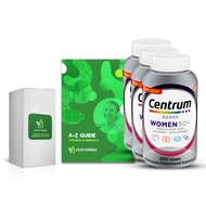 Centrum Silver Multivitamin for Women 50+ 200 Count (3 Pack) with Exclusive Vitamins & Minerals - A