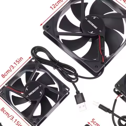 5V Brushless Cooling Fan USB Router Fan Computer Case TV Box Cooling Case 50mm 80mm 90mm 120mm PC DI
