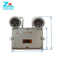 LED Explosion-Proof Emergency Light Double-Headed Emergency Light Logo Light Evacuation Light Safe E