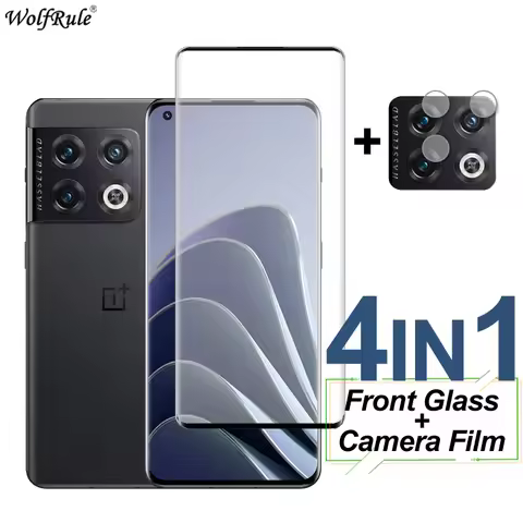 Full Cover Curved Glass For Oneplus 10 Pro 12 12R Screen Protector Tempered Glass Camera Lens Film O