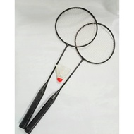 2PCS OF BADMINTON RACKETS WITH SHUTTLECOCK / RAKETA NG BADMINTON