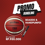 Molten BG4500 / B7G4500 / B6G4500 Basketball BUNDLING HANDPUMP