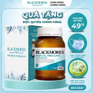 Minicaps Odourless Fish Oil Blackmores Deodorant Fish Oil 400 Tablets, omega 3 Supplement Is Good For The Heart, Brain, Eyes