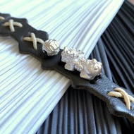 免費開光 925銀貔貅手鍊 皮繩手鍊 開運 招財 避邪 擋煞 防小人