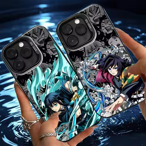 Skill Burst Anime Demon Slayer Frosted Case for Xiaomi POCO F6 F5 X8 X7 X6 X5 X3 NFC M6 Pro Max M5S 