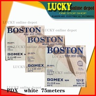 ✅ ▪ ORIGINAL BOSTON BOMEX NM 14/2, 12/2, 10/2 PDX WIRE (per box)75meters