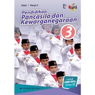 Buku PPKN SMP Satar & Haryo T Kelas 7 8 9 K13N ERLANGGA ORIGINAL BARU